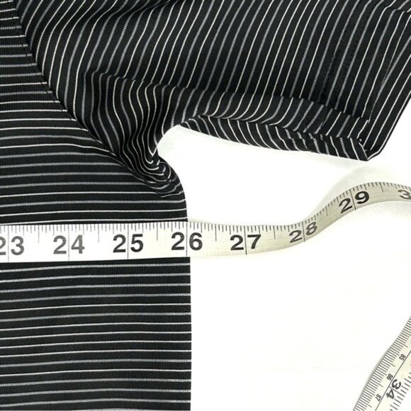 PGA Tour Polo Short Sleeve XXL  Black Pinstripe Golf Shirt - Picture 7 of 12